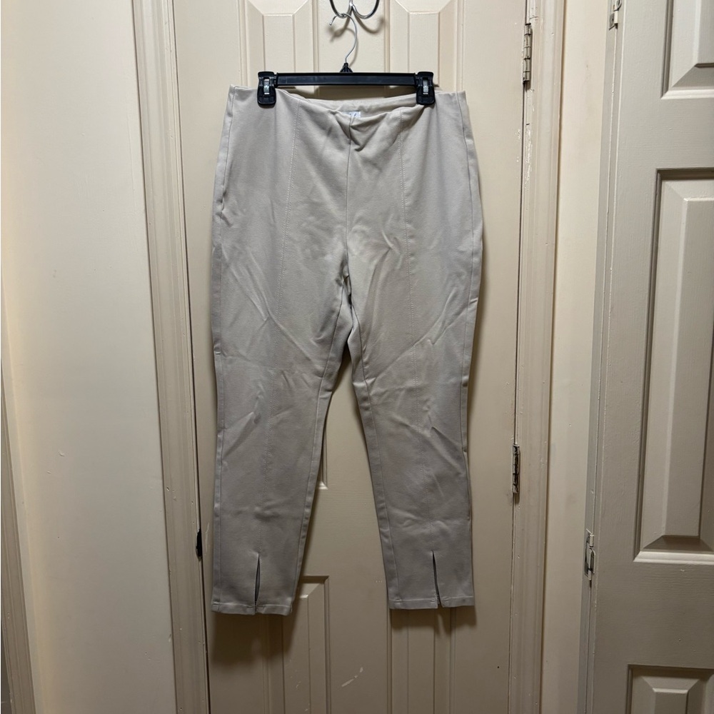 Wonderly Slim Ankle Dress Pants - Cream